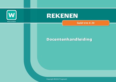 1A - Docentenhandleiding Geld t/m 20