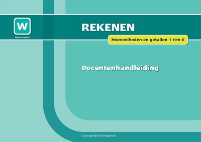 1A - Docentenhandleiding Hoeveelheden & getallen 1 t/m 6