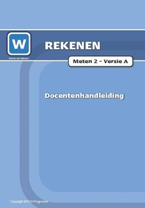 1F - Meten 2 - Toets A - Docentenhandleiding