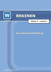 1F - Meten 4 - Toets A - Docentenhandleiding